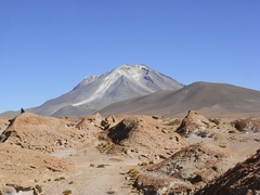 Vulkan Ollaguee 5865 Meter - Bolivien